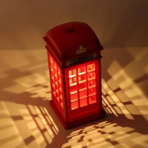 Artyea Vintage London Telephone Booth LED Night Lamp with Touch Sensor & USB Charging, 21.5 cm (8.5 inches) | Adjustable Brightness for Bedrooms thumbnail 3