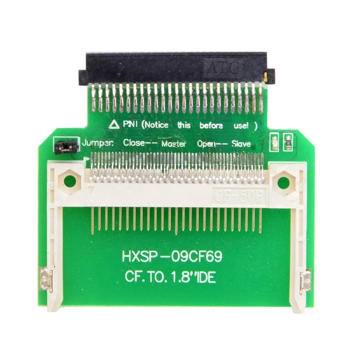 chenyang CF Compact Flash to 50pin 1.8 Inch IDE SSD Converter Adapter | USB 2.0 Interface — CF-IDE 1.8 inch