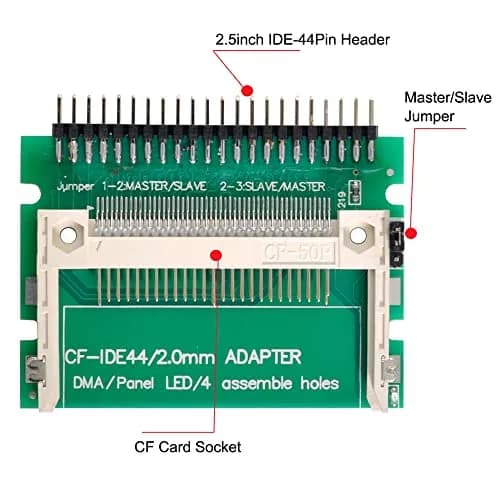 chenyang CF Compact Flash to 2.5" IDE Adapter | Supports UDMA Mode & Bootable on Any OS thumbnail 2