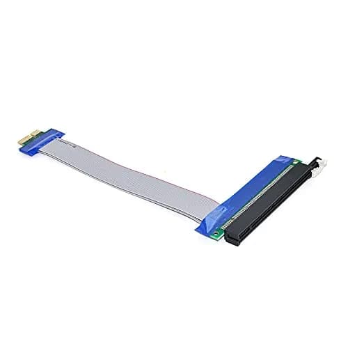 chenyang PCI-E 1x to 16x Extension Flex Cable Riser Card 20cm | Support PCIe 1X & 16X thumbnail 3
