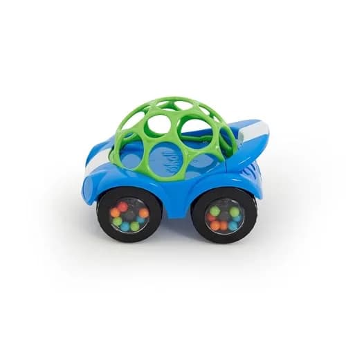 Bright Starts Oball Easy Grasp Rattle & Roll Toy Car 1 Pack | BPA-Free Infant Crawling Toy for 3+ Months thumbnail 8