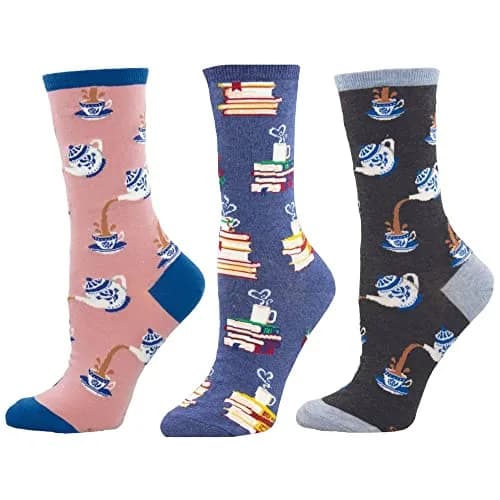 Socksmith Women's Crew Socks (English Letter Set, One Size) | Comfortable, Durable & Imported from Korea thumbnail 1