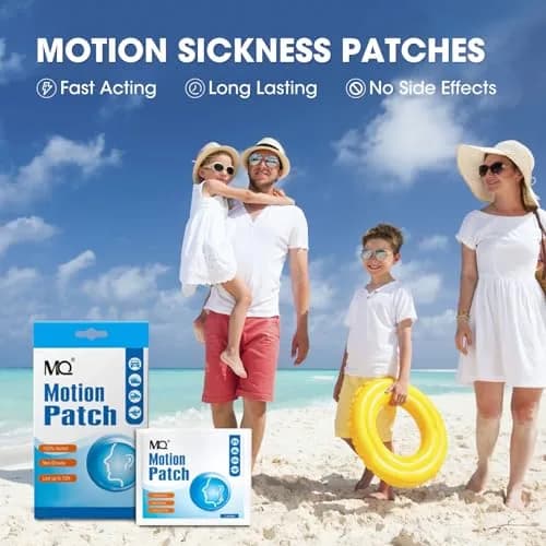 MQ Motion Sickness Patch 10 Count | Fast-Acting, Waterproof, Non Drowsy Relief for Travel thumbnail 2