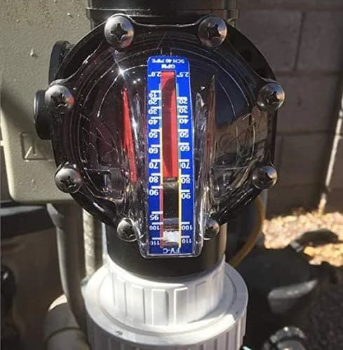 H2 Flow Controls FV-C FlowVis Pool Flow Meter and Check Valve 6.6cm (2.6in) Inlet | NSF Certified to 50 PSI thumbnail 4
