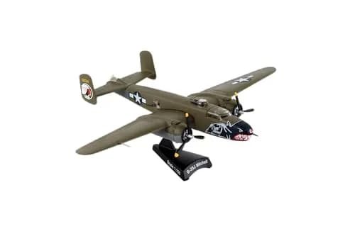 Postage Stamp B-25J Mitchell Betty's Dream Vehicle 1/100 Scale | WWII Aircraft Replica for Collectors thumbnail 1
