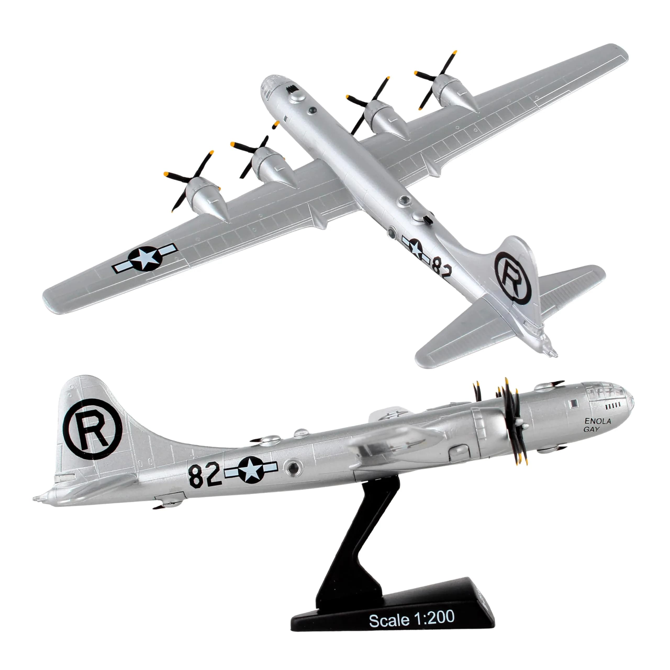 Postage Stamp B-29 Superfortress Enola Gay Vehicle 1:200 Scale | WWII Aircraft Collectible — B-29 SUPERFORTRESS