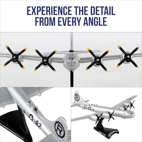 Postage Stamp B-29 Superfortress Enola Gay Vehicle 1:200 Scale | WWII Aircraft Collectible thumbnail 7