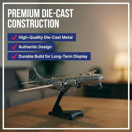 Postage Stamp B-29 Superfortress Enola Gay Vehicle 1:200 Scale | WWII Aircraft Collectible thumbnail 2