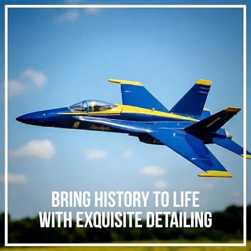 Postage Stamp F/A-18C Hornet Blue Angels – 1/150 Scale Die-Cast Metal Jet Model with Display Stand – Officially Licensed US Navy Collectible for Adults 14+ thumbnail 4