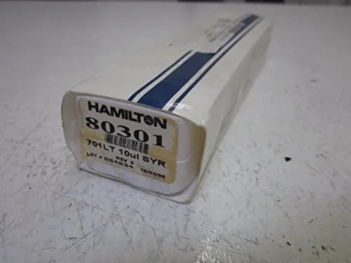Hamilton Syringe 10 uL | Precise Lab Sample Injection Tool, Non-Sterile, US Sourced thumbnail 1