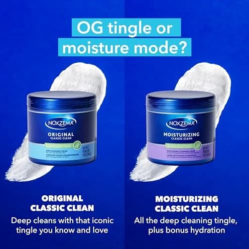 Noxzema Classic Clean Cream Original Deep Cleansing 340ml (12 Fl Oz) | Dermatologist Tested for Sensitive Skin thumbnail 9