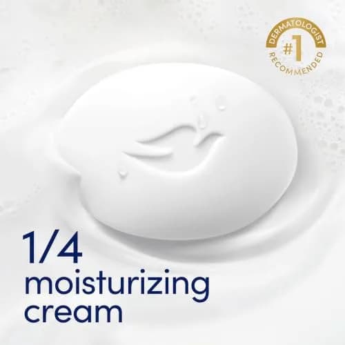 Dove Sensitive Skin Beauty Bar Soap 106g (3.75 oz) 6 Bars | Fragrance-Free Hypoallergenic Cleanser thumbnail 3