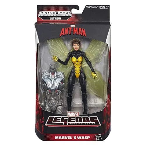 Marvel Legends Infinite Series Wasp Action Figure 6-inch (15.24 cm) | Collectible Toy with Ultron Build-A-Figure Piece thumbnail 1