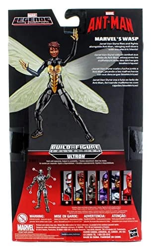Marvel Legends Infinite Series Wasp Action Figure 6-inch (15.24 cm) | Collectible Toy with Ultron Build-A-Figure Piece thumbnail 4
