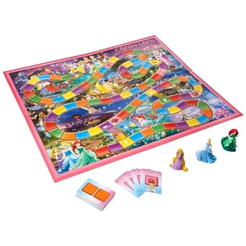Hasbro Gaming Candy Land Disney Princess Edition Board Game for Kids 3+ | Disney Princess & Family Fun thumbnail 5