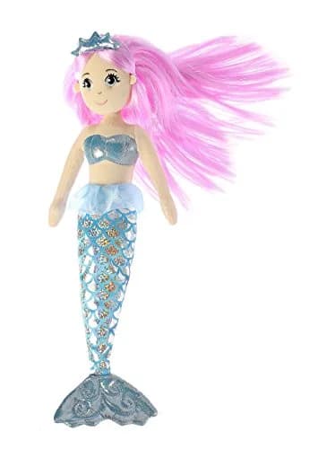 Aurora Sea Sparkles Crystal Enchanting Stuffed Doll 45.72cm (18 inches) | Sparkle & Shimmer Fabrics thumbnail 4