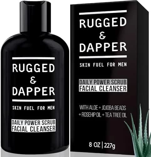 RUGGED & DAPPER Face Wash for Men | Daily Exfoliating Mens Face Wash & Scrub | Deep Cleans Oily, Rough & Breakout-Prone Skin thumbnail 1