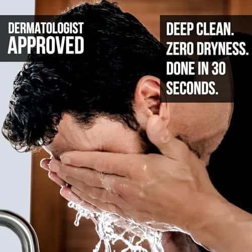 RUGGED & DAPPER Face Wash for Men | Daily Exfoliating Mens Face Wash & Scrub | Deep Cleans Oily, Rough & Breakout-Prone Skin thumbnail 5