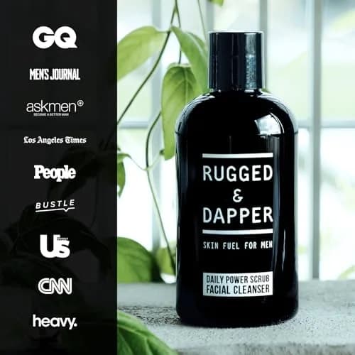 RUGGED & DAPPER Face Wash for Men | Daily Exfoliating Mens Face Wash & Scrub | Deep Cleans Oily, Rough & Breakout-Prone Skin thumbnail 6
