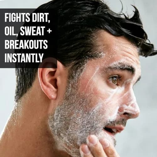 RUGGED & DAPPER Face Wash for Men | Daily Exfoliating Mens Face Wash & Scrub | Deep Cleans Oily, Rough & Breakout-Prone Skin thumbnail 3