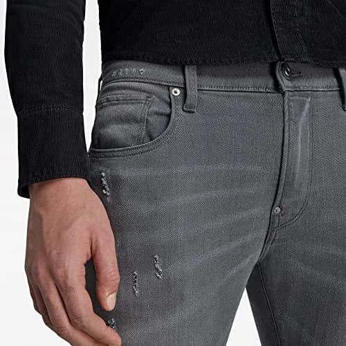 G-STAR Raw Men's Revend Skinny Fit Jeans, Light Aged Destroyed, 30W x 34L | Modern Skinny Fit Denim thumbnail 6