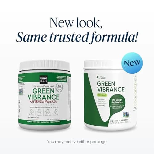 Vibrant Health Green Vibrance Vegan Superfood Powder, 5.82oz | Supports Daily Nutrition & Vegan Diet thumbnail 2