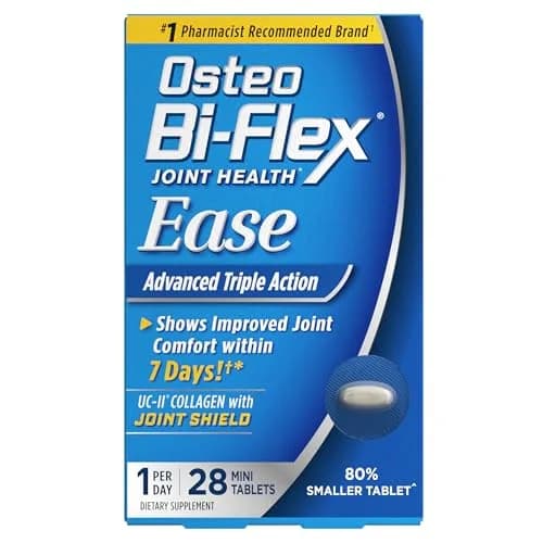 Osteo Bi-Flex Ease Mini Tablet Triple Action UC-II Collagen Supplement | Supports Joint Function & Mobility thumbnail 1