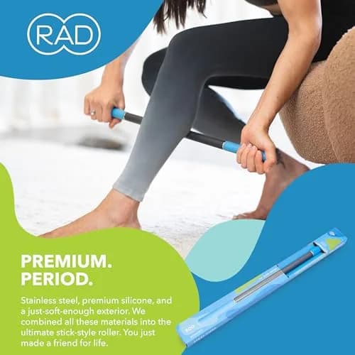 RAD Rod Deep Tissue Massage Roller Stick | Myofascial Release Tool for Legs, Back, Neck, Arms & Shoulders thumbnail 8
