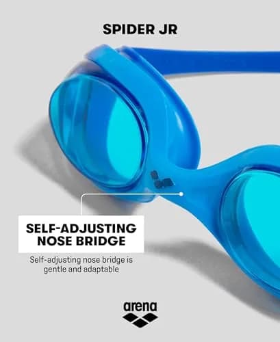 ARENA Unisex Youth Spider Junior Swim Goggles No Fog Non-Mirror Lens | Easy Adjust Strap, No Leak, Ages 6-12 thumbnail 5
