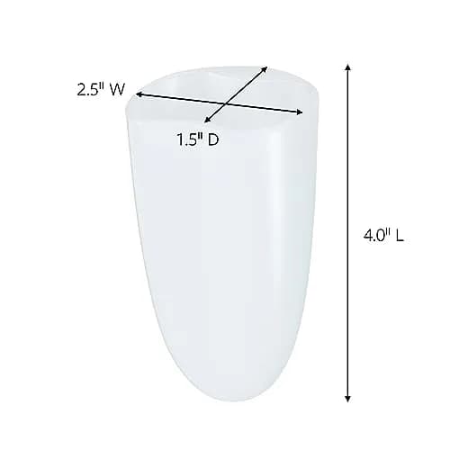 Command Razor Holder, Clear Frosted | Damage-Free Bathroom Organization (70-120 chars) thumbnail 3