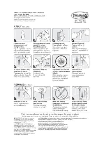 Command Assorted Replacement Strips, 2 Medium, 4 Large Strips | Damage-Free Organization for Bathrooms thumbnail 9