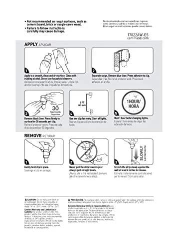 Command Outdoor Small Refill Strips 16 Count | Damage-Free Hanging for Smooth Surfaces thumbnail 7