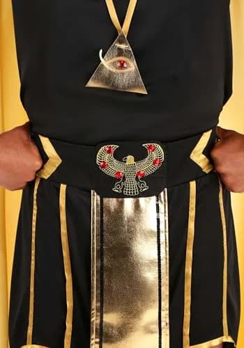 Dreamgirl King of Egypt King Tut Costume Large | Egyptian Costume for Men, Halloween thumbnail 9