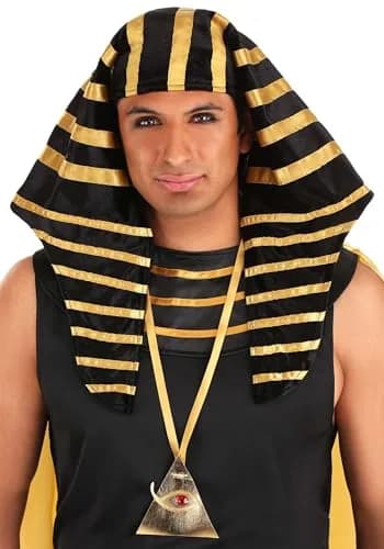 Dreamgirl King of Egypt King Tut Costume Large | Egyptian Costume for Men, Halloween thumbnail 4