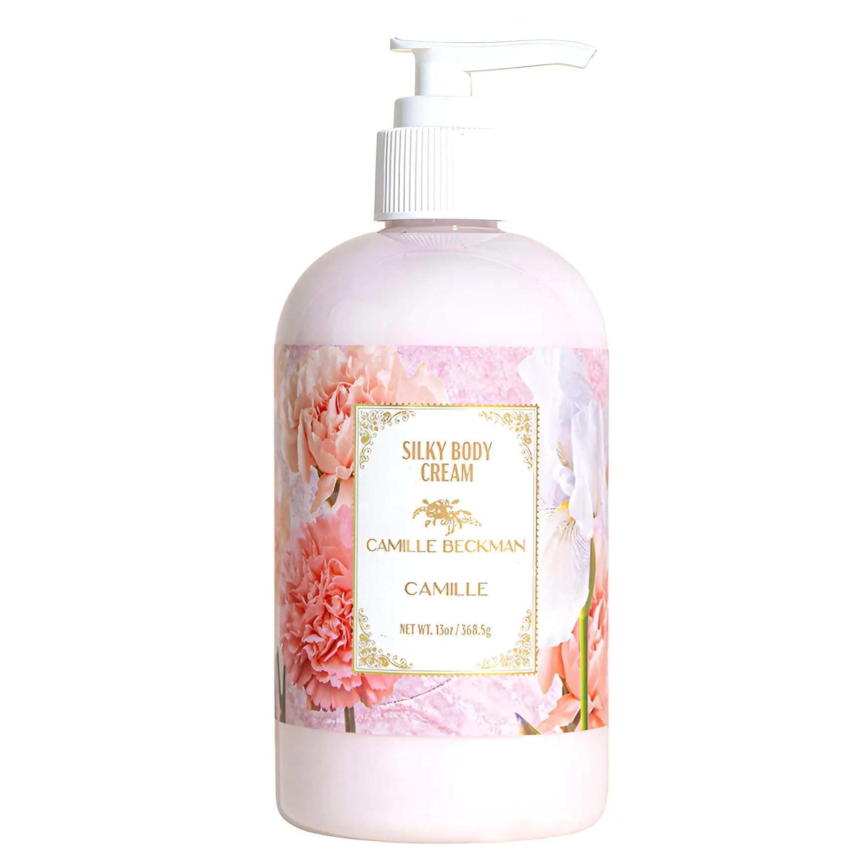 Camille Beckman Glycerine Rosewater Silky Body Cream Lotion 368ml (13 oz) | Non-Greasy Daily Moisturizer with Almond Oil & Aloe Vera — Camille / 13 Ounce