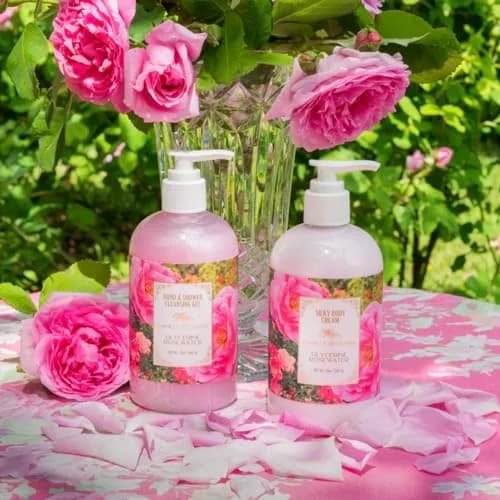 Camille Beckman Glycerine Rosewater Silky Body Cream Lotion 368ml (13 oz) | Non-Greasy Daily Moisturizer with Almond Oil & Aloe Vera thumbnail 3