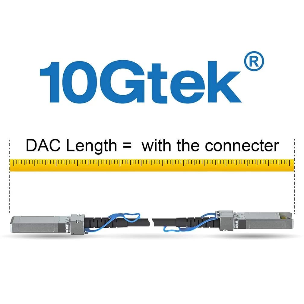 10Gtek 10Gb/s SFP+ DAC Cable 10m (33ft) | Active Direct Attach Copper Twinax Cable for Cisco Switches - view 7
