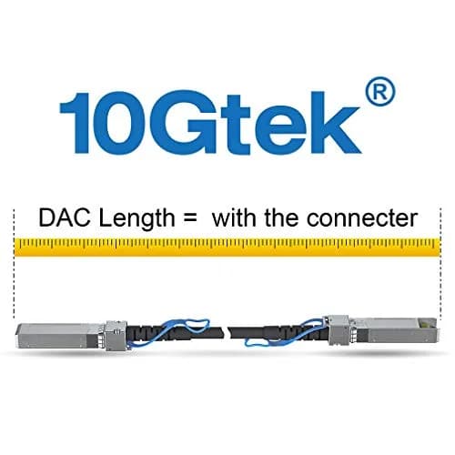 10Gtek 10Gb/s SFP+ DAC Cable 10m (33ft) | Active Direct Attach Copper Twinax Cable for Cisco Switches thumbnail 7