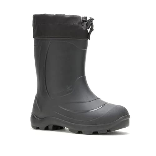 Kamik Snobuster 1 Kids Snow Boots, Black - 4 Big Kid | Waterproof & Insulated for Outdoor Play thumbnail 1
