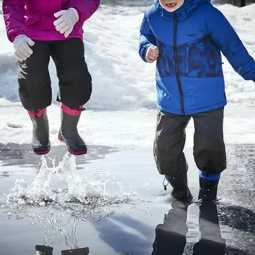 Kamik Snobuster 1 Kids Snow Boots, Black - 4 Big Kid | Waterproof & Insulated for Outdoor Play thumbnail 5