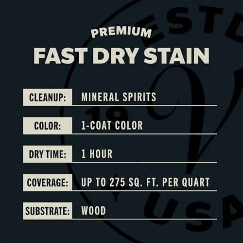 Varathane Premium Fast Dry Sunbleached Wood Stain 946ml (1 Quart) | One Coat Coverage, 1 Hour Dry Time thumbnail 6