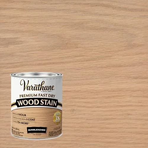 Varathane Premium Fast Dry Sunbleached Wood Stain 946ml (1 Quart) | One Coat Coverage, 1 Hour Dry Time thumbnail 2