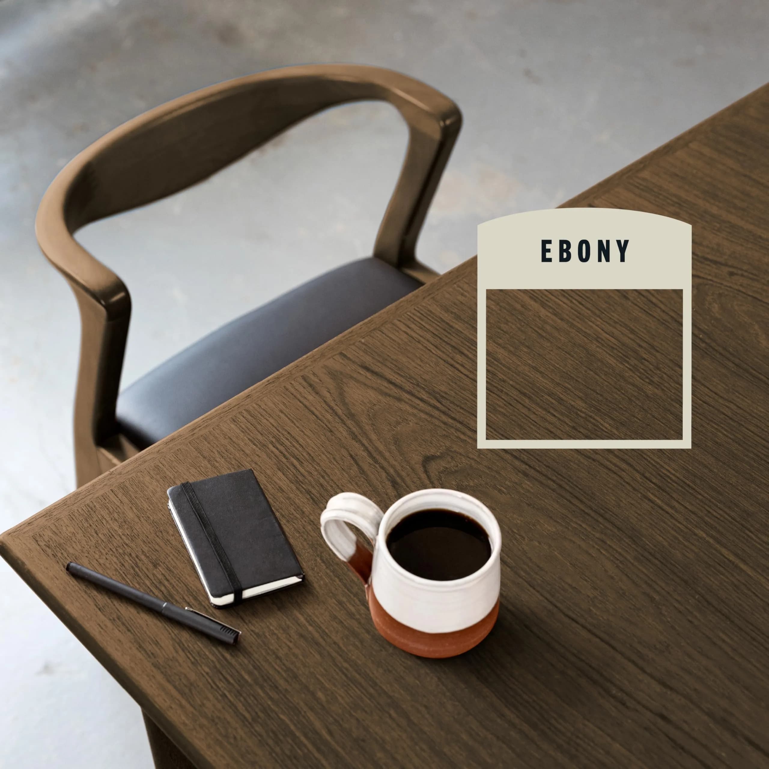 Varathane Premium Fast Dry Ebony Wood Stain 946ml (1 Quart) | One Coat Coverage, 1 Hour Dry Time - view 3
