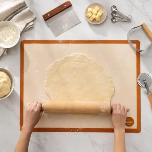 Mrs. Anderson's Baking Non-Stick Silicone Baking Mat - Reusable Oven Liner & Pastry Mat - For Breads, Cookies, Roasting & More - Baker’s Essentials - Heat-Resistant to 480°F - Full-Size Baking Mat thumbnail 4