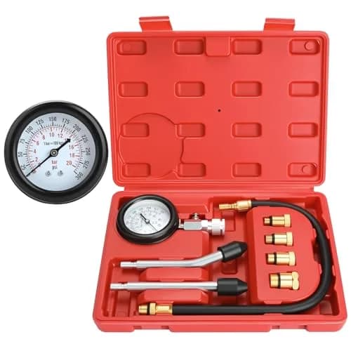 BETOOLL HW0130 Petrol Engine Cylinder Compression Tester Kit 8pcs | Accurate Diagnosis for Petrol Engines thumbnail 1