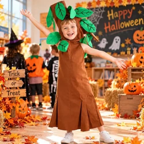 Petitebella Tree Children Costume 11-14 Years | Nature-Inspired Stage Outfit (70-120 chars) thumbnail 3