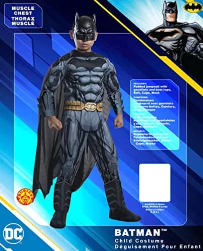Rubies Batman Costume for Kids, Medium | Official DC Comics Superhero Outfit thumbnail 2