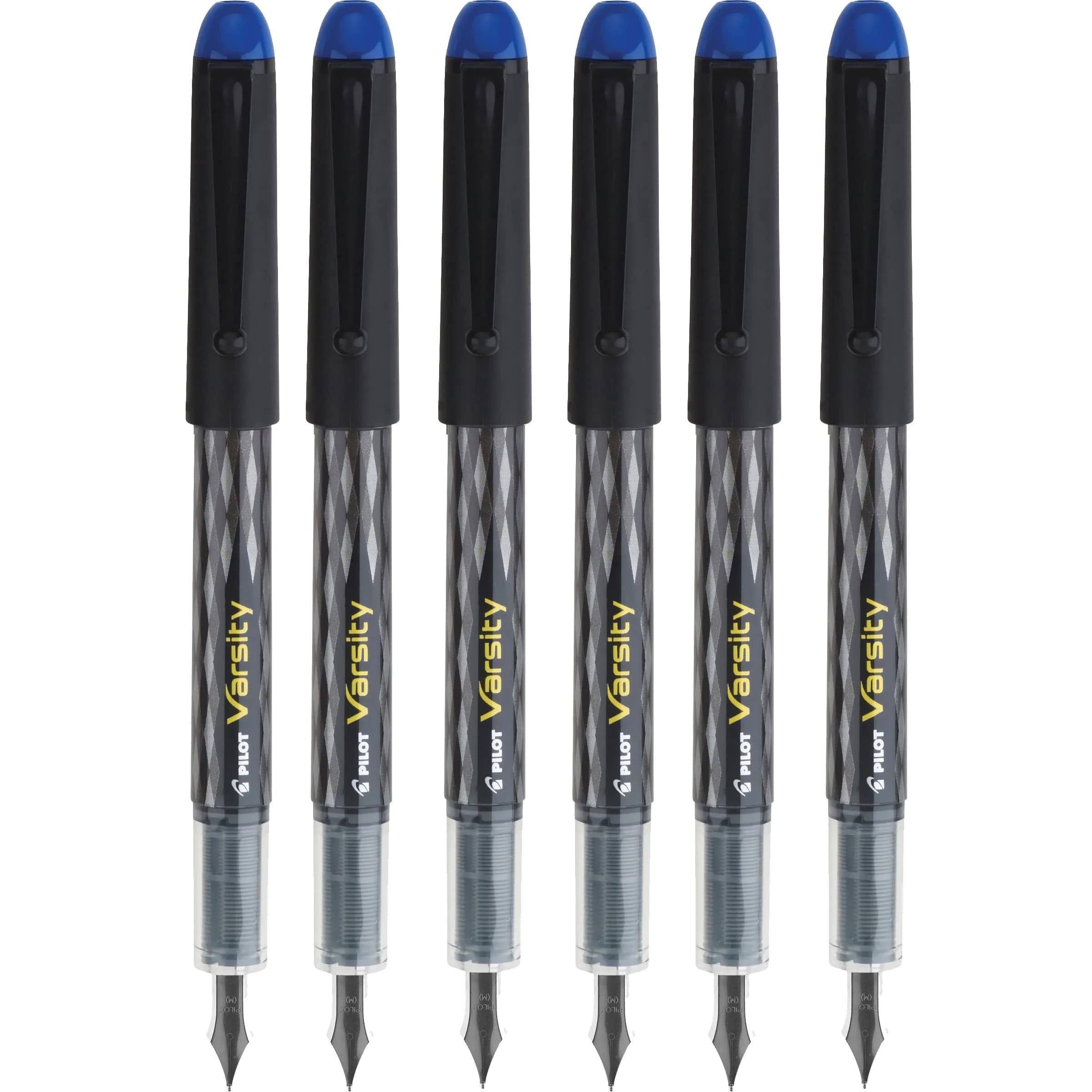 Pilot Varsity Disposable Fountain Pens, Blue Ink, Medium Point | Smooth, Refillable Fountain Pen for Students & Professionals