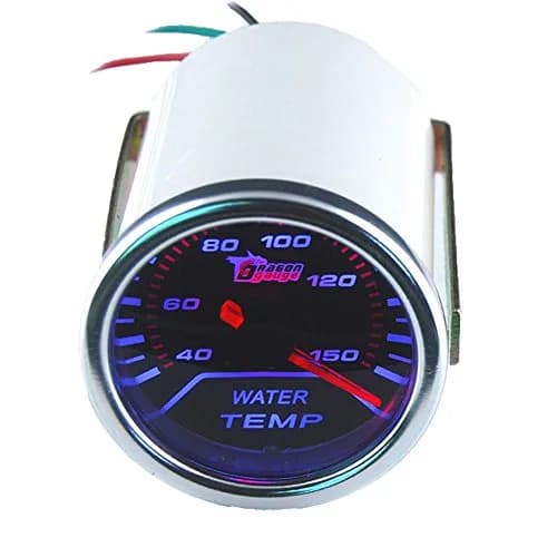 ESUPPORT Car 52mm Water Temp Gauge Kit 2" | Bright LED Display, 12V Professional thumbnail 1