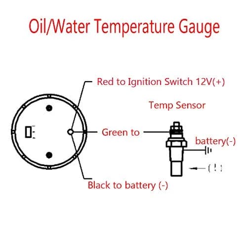 ESUPPORT Car 52mm Water Temp Gauge Kit 2" | Bright LED Display, 12V Professional thumbnail 7
